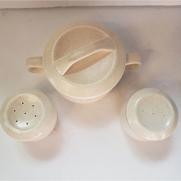 Lenox Temper Ware Silhouette Sugar Bowl & Shakers - Picture 2 of 9